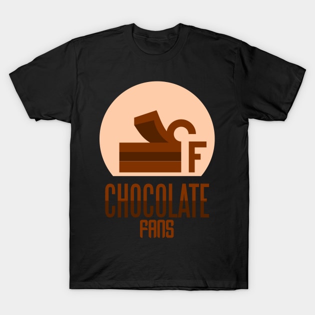 chocolate fans T-Shirt by taniplusshop